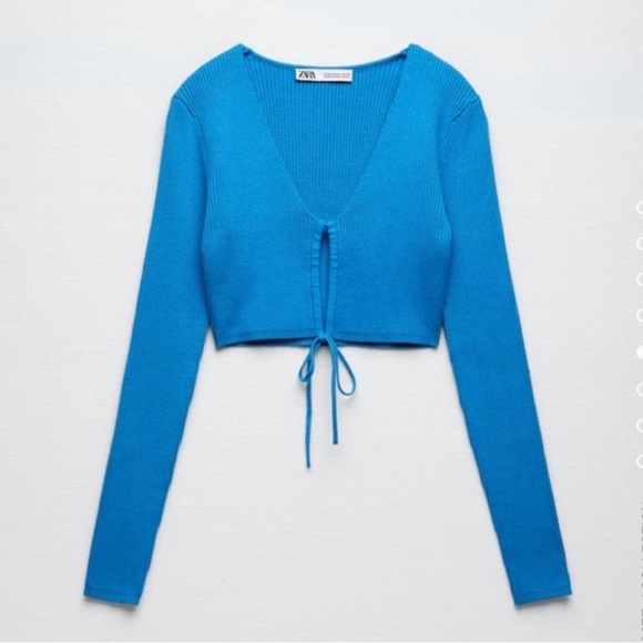 Zara Tops - Zara Ribbed Knit Long Sleeve